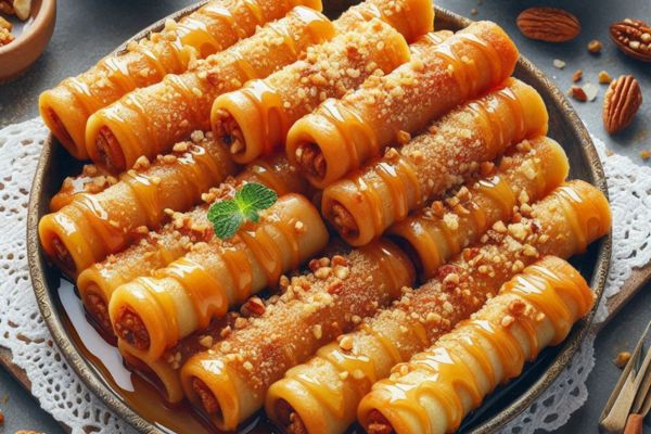 Diples - Christmas Greek Pastry