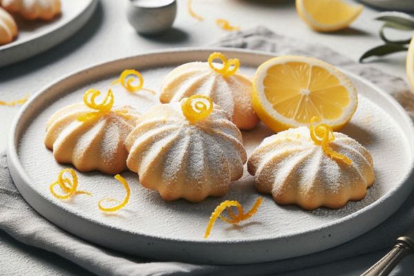 Meyer Lemon Greek Butter Cookies