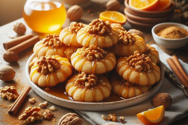 Melomakarona - Greek Honey Cookies
