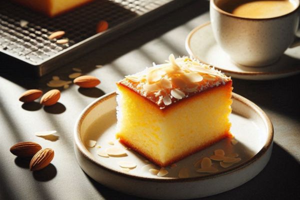 Greek Revani Cake