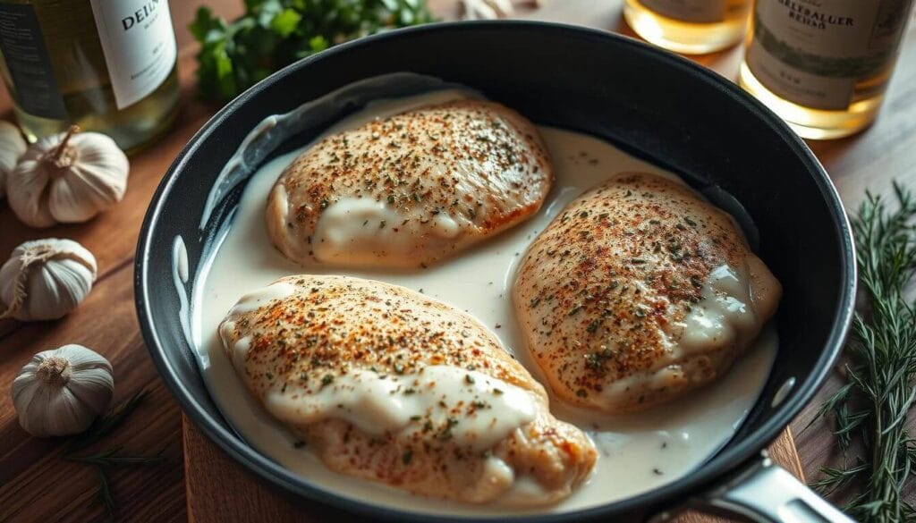 chicken alfredo