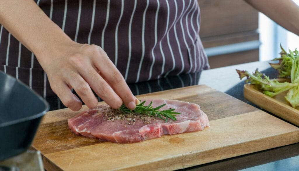 Picanha steak preparation