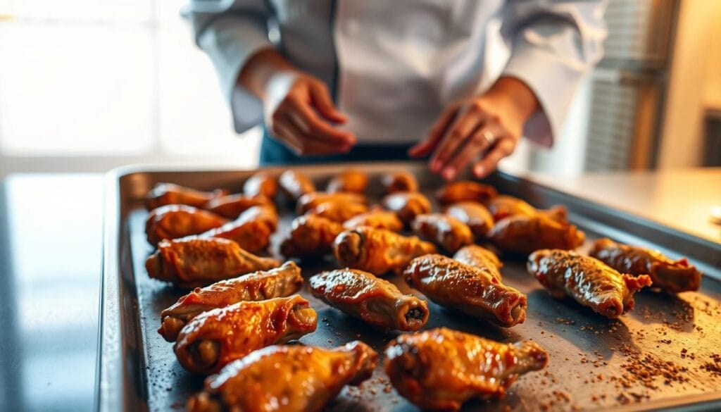 Baked chicken wings