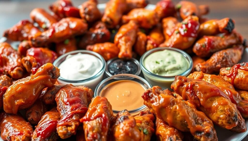 Baked chicken wings
