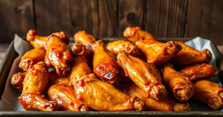 Baked chicken wings