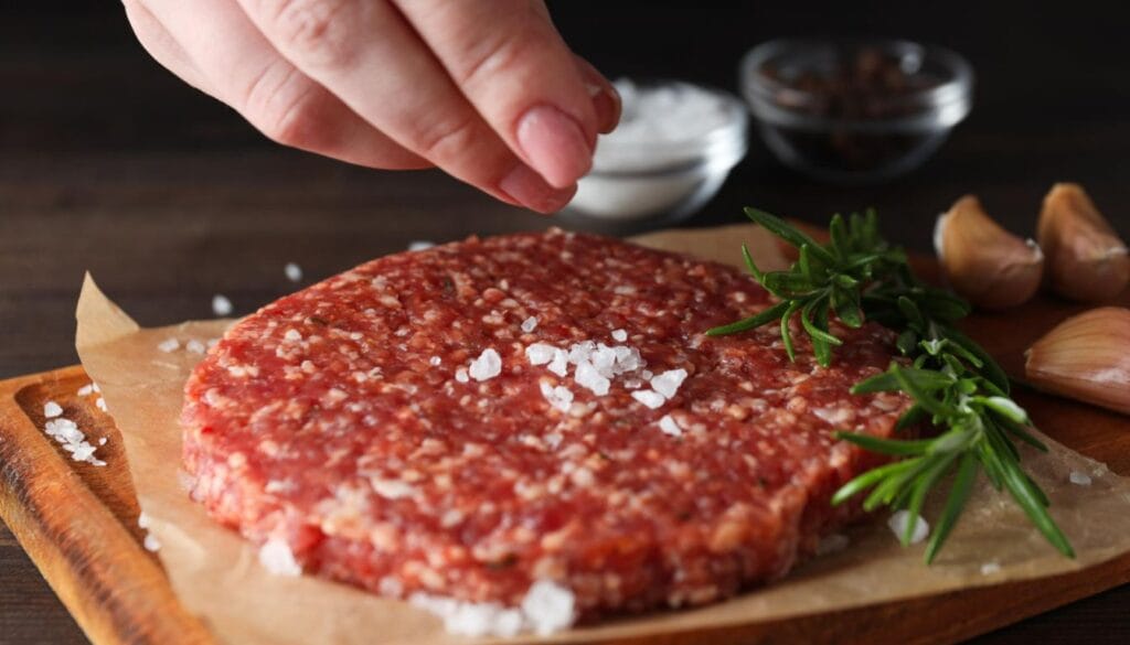 hamburger steak preparation