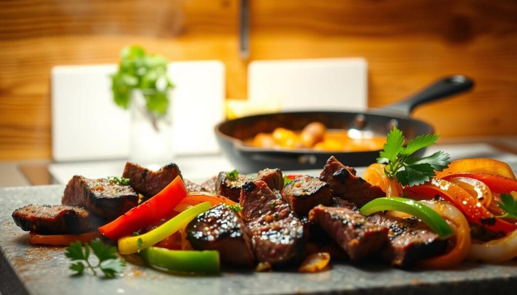 Steak fajita recipe