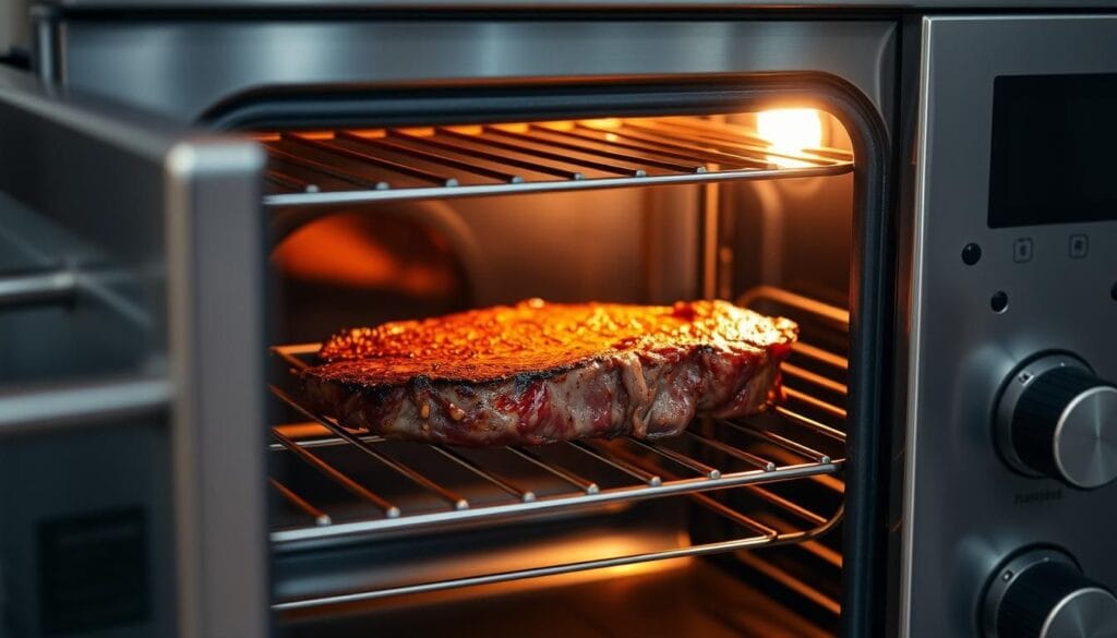 best way to reheat steak