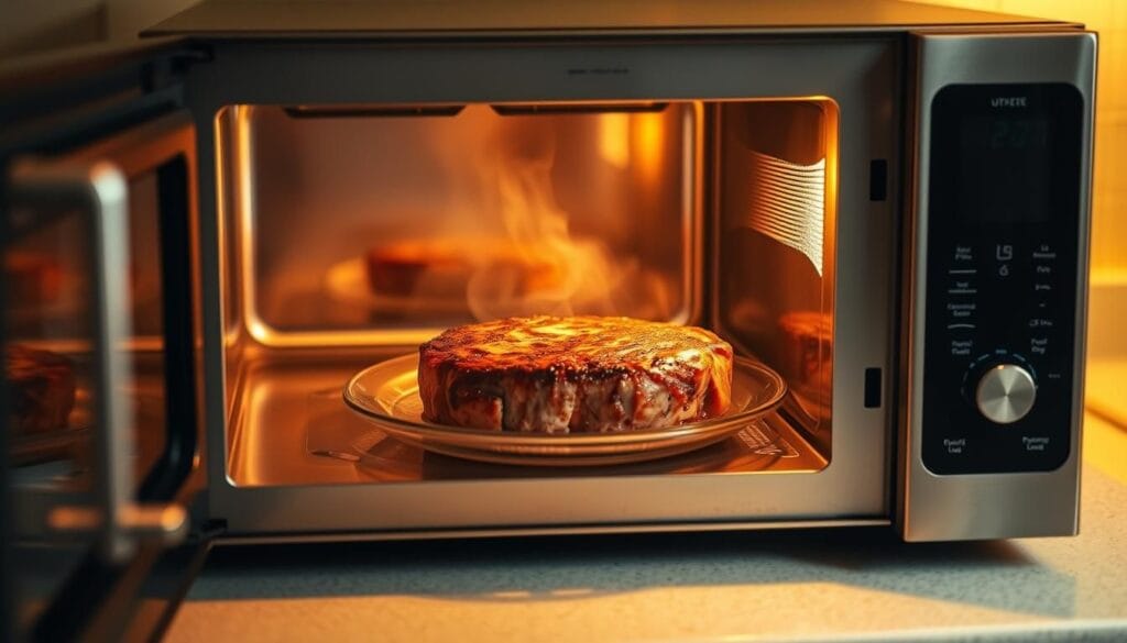 best way to reheat steak