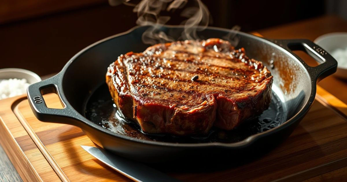 best way to reheat steak