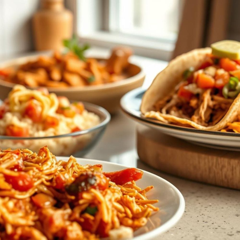 shredded chicken recipes