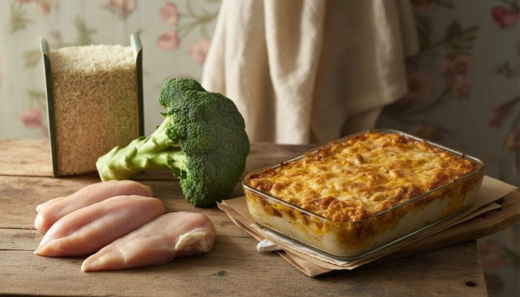 chicken broccoli rice casserole